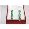 Image 1 : #129 14K GOLD EMERALD 3.7ct & DIAMOND 0.2ct