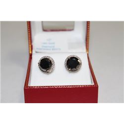 #127 14K GOLD BLACK DIAMOND 5.18ct AND WHITE