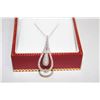 Image 1 : #133 14K GOLD DIAMOND 0.23ct PENDANT NECKLACE