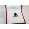 Image 1 : #50 14K GOLD BLACK DIAMOND 2.30CT RING