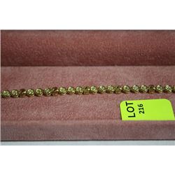 #111 14K GOLD DIAMOND 0.35CT BRACELET