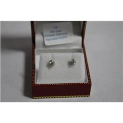 #119 14K GOLD DIAMOND 0.4CT EARRINGS