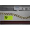 Image 1 : #101 STERLING GOLD PLATED DIAMOND 0.1CT BRACELET
