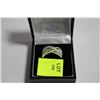 Image 1 : #103 STERLING SILVER DIAMOND 0.4CT RING