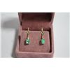 Image 1 : #113 14K GOLD EMERALD 1.4CT AND DIAMOND 0.1CT