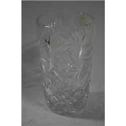 PINWHEEL CRYSTAL VASE