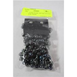 FRESHWATER PEARL SET BLUETONE EARINGS & CHAIN