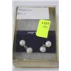 Image 1 : STERLING SILVER GENUINE PEARL EARINGS