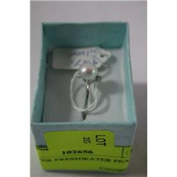 .925 SILVER FRESHWATER PEARL RING