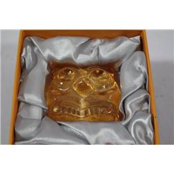 SMALL GERMAN BAVARIAN CRYSTAL OWL