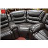 Image 4 : NEW BROWN LEATHER RECLINING SECTIONAL