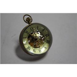 OMEGA MECHANICAL GLASS BALL CLOCK IN BOX