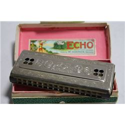 GERMAN ANTIQUE DOUBLE-SIDED HARMONICA