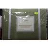 Image 1 : GREEN 600 THREAD COUNT KING SIZE DUVET SET