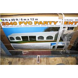 NEW 20' X 40' PVC PARTY TENT