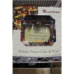 NEW 5 X 7 HOLIDAY FRAME X2