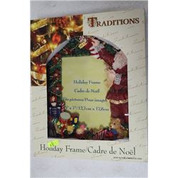 NEW 5 X 7 HOLIDAY FRAME X2