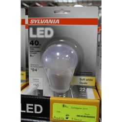 NEW SYLVANIA 6 WATT=40WATT LED LIGHTBULB