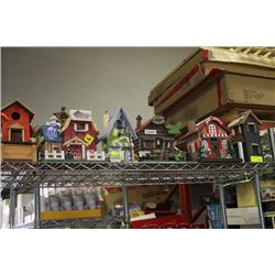 SET OF 6 ASST. BIRDHOUSES