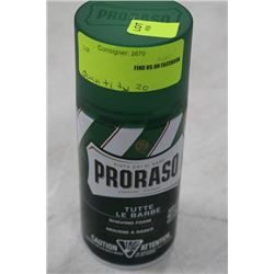 PRORASSO REFRESHING AND TONING SHAVING FOAM