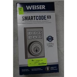 WEISER SMARTCODE 5 TOUCH PAD DEADBOLT