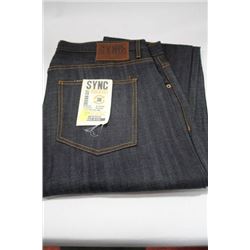 PAIR OF DENIM SYNC JEANS SIZE 38