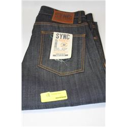 PAIR OF DENIM SYNC JEANS SIZE 30