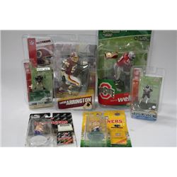 BOX OF 6  ASSORTED MCFARLANE FIGURINES