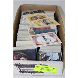 BOX OF MOVIE AND TV CARDS, STAR TREK, HARRY POTTER
