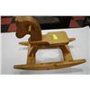 Image 1 : WOOD ROCKING HORSE