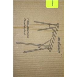 PAIR OF NEW MASTERCRAFT FOLDING SAW HORSES