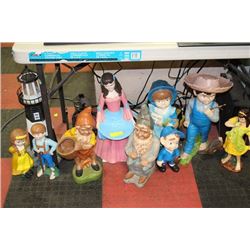 LARGE CERAMIC GARDEN ORNAMENT ASSORTMENT