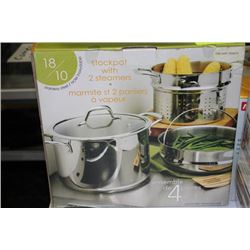 4 PC STOCK POT SET