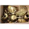Image 1 : BOX OF ASSORTED INDIAN BRASS
