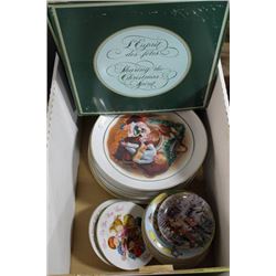 BOX OF COLLLECTOR PLATES/ CHINA