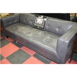 GREY LEATHER SOFA