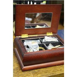 LADIES JEWELLERY BOX WITH CONTENTS