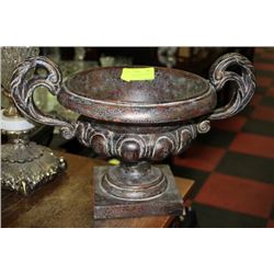 LARGE CRACKLE FINISH CENTRE PIECE - FRUIT BOWL