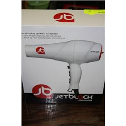 JET BLACK CERAMIC HAIRDRYER