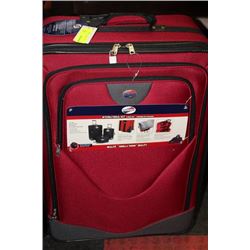 NEW CANADIAN TOURISTER 3 PC LUGGAGE SET :  RED