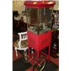 Image 1 : OLD FASHION MOVIE TIME POPCORN MAKER ON WHEELS