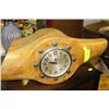 Image 1 : VINTAGE WOOD AIRPLANE PROPELLOR CLOCK NEEDS WORK