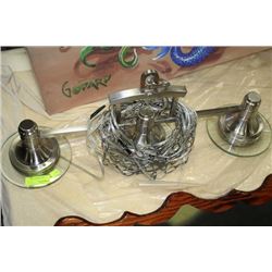 3 LIGHT HANGING LIGHT FIXTURE