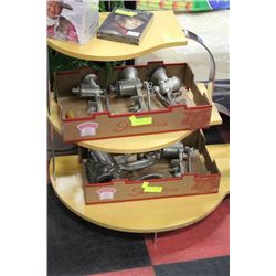 WOOD & METAL 3-TIERED SHELF