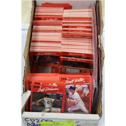 BOX OF 1990'S DON ROSS CARDS. BB, WITH ERROR CARDS