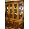 Image 1 : WOOD BUFFET AND HUTCH