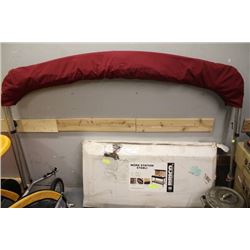 BURGANDY BOAT CANOPY ATTWOOD BIMINI STYLE