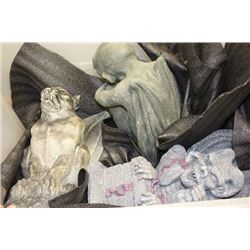 4 GARDEN GARGOYLES