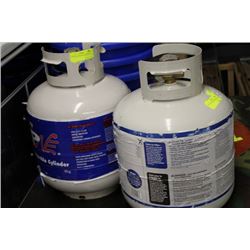 CERTIFIED 20LB PROPANE TANKS X2