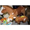 Image 1 : STUFFED DONKEY & GIRAFFE